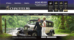 Desktop Screenshot of chauffeursofcarnoustie.co.uk