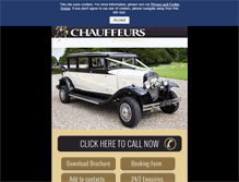 Tablet Screenshot of chauffeursofcarnoustie.co.uk